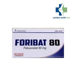 Foribat 80 - Điều trị ăng acid uric mạn tính